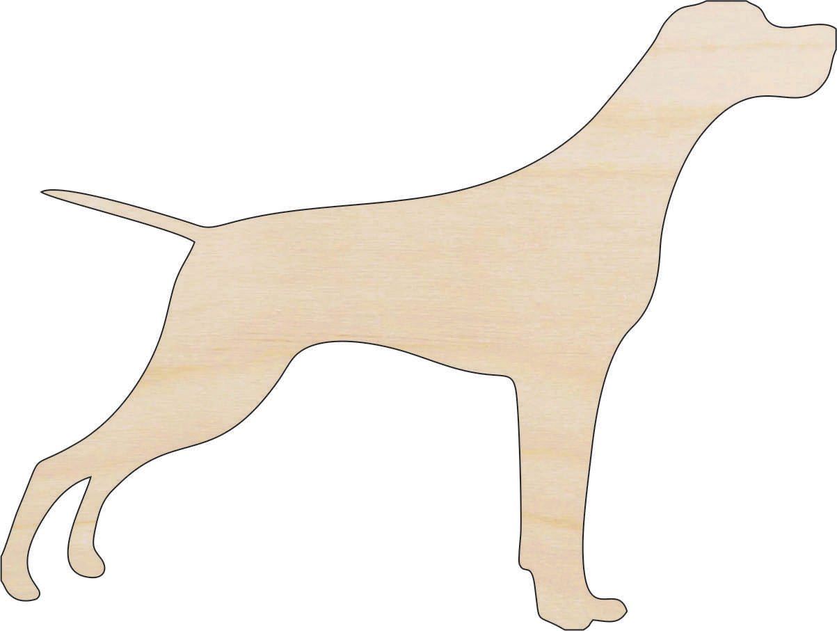 Dog Wood Craft Shape - Laser Cut Baltic Birch Unfinished DIY Wood Art Supplies DOG97 - The Wood Shape Store
