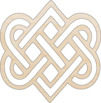 Design Wood Craft Shape - Laser Cut Baltic Birch Unfinished DIY Wood Art Supplies DSN10 - The Wood Shape Store