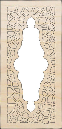 Design Wood Craft Shape - Laser Cut Baltic Birch Unfinished DIY Wood Art Supplies DSN12 - The Wood Shape Store