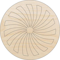 Design Wood Craft Shape - Laser Cut Baltic Birch Unfinished Wood Art Supplies DSN82 - The Wood Shape Store