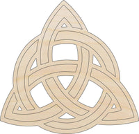 Celtic Design Wood Craft Shape - Laser Cut Baltic Birch Unfinished DIY Wood Art Supplies DSN27 - The Wood Shape Store