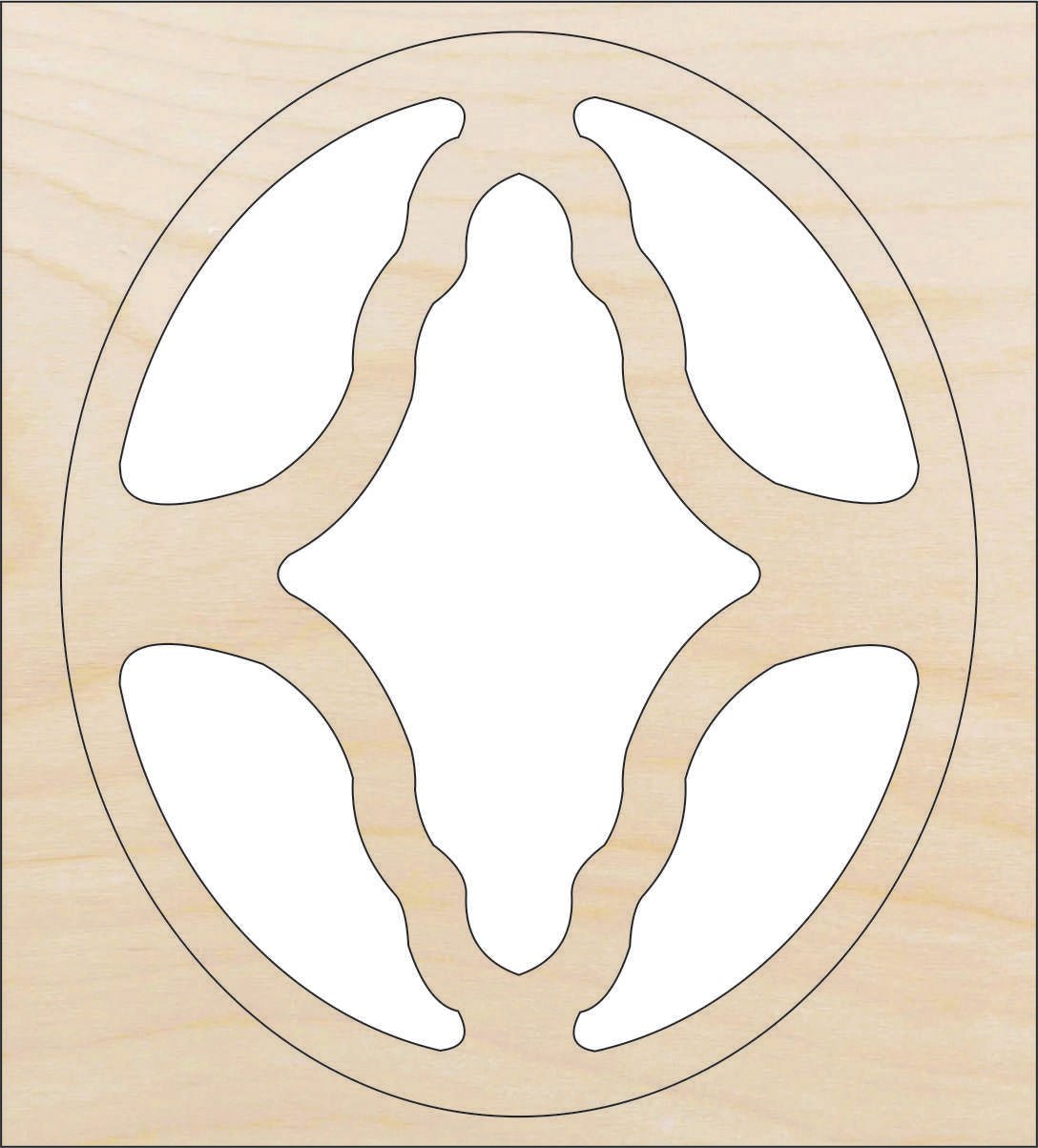 Design Wood Craft Shape - Laser Cut Baltic Birch Unfinished DIY Wood Art Supplies DSN39 - The Wood Shape Store