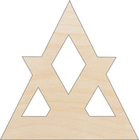 Design Wood Craft Shape - Laser Cut Baltic Birch Unfinished DIY Wood Art Supplies DSN41 - The Wood Shape Store