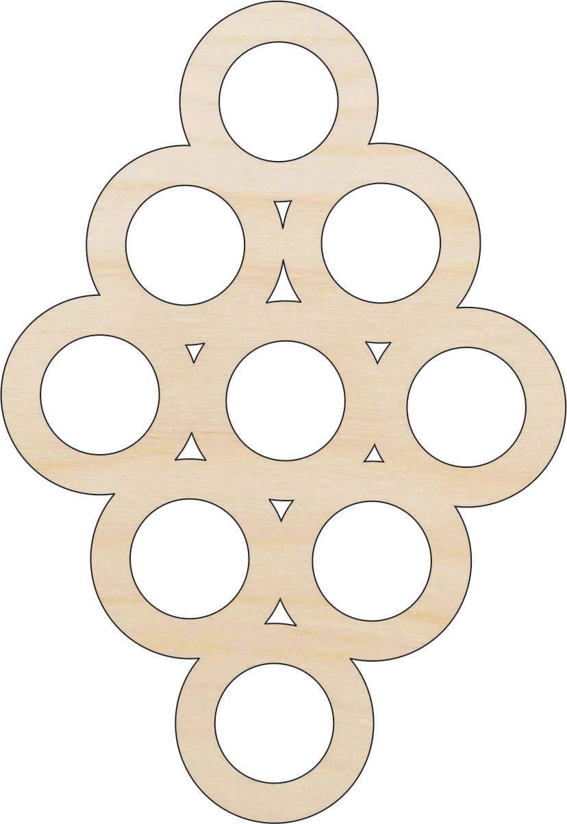 Design Wood Craft Shape - Laser Cut Baltic Birch Unfinished DIY Wood Art Supplies DSN42 - The Wood Shape Store