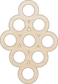 Design Wood Craft Shape - Laser Cut Baltic Birch Unfinished DIY Wood Art Supplies DSN42 - The Wood Shape Store