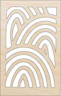 Design Wood Craft Shape - Laser Cut Baltic Birch Unfinished DIY Wood Art Supplies DSN45 - The Wood Shape Store
