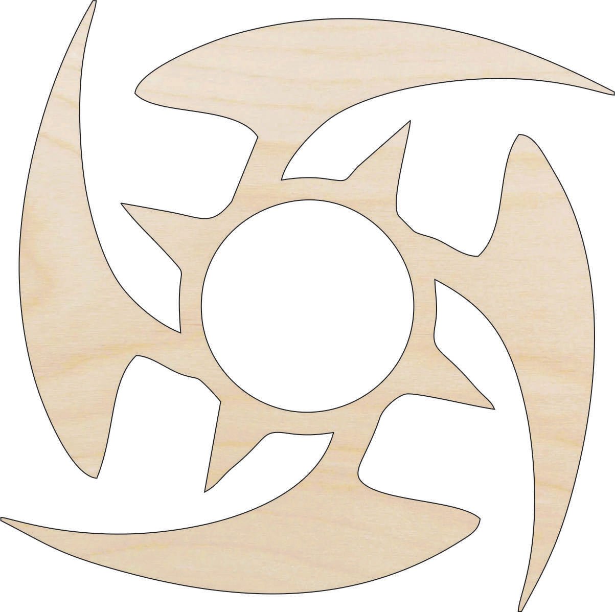 Design Wood Craft Shape - Laser Cut Baltic Birch Unfinished DIY Wood Art Supplies DSN49 - The Wood Shape Store