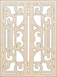 Design Wood Craft Shape - Laser Cut Baltic Birch Unfinished DIY Wood Art Supplies DSN4 - The Wood Shape Store