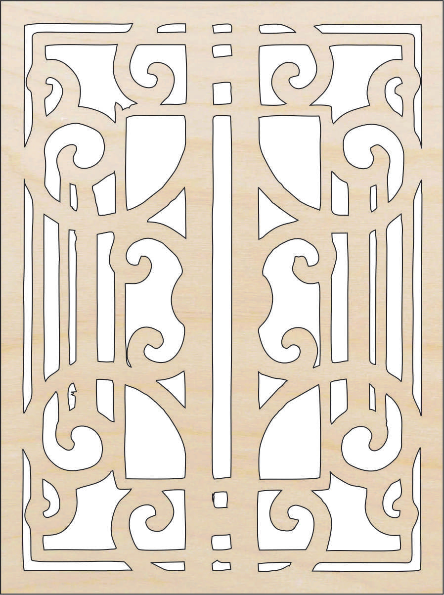 Design - Laser Cut Out Unfinished Wood Craft Shape DSN4 Design - Laser Cut Out Unfinished Wood Craft Shape DSN4