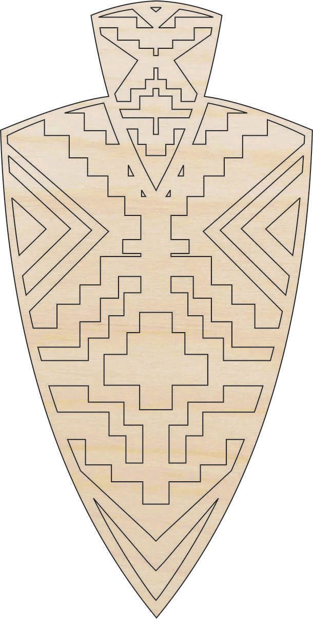 Arrowhead - Wood Craft Shape Laser Cut Out & Unfinished DIY Craft Supply DSN74 - The Wood Shape Store