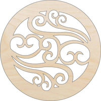Design Wood Craft Shape - Laser Cut Baltic Birch Unfinished DIY Wood Art Supplies DSN77 - The Wood Shape Store