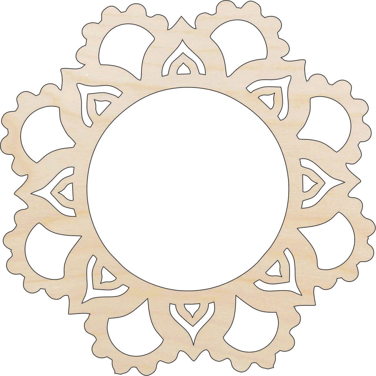 Design Wood Craft Shape - Laser Cut Baltic Birch Unfinished DIY Wood Art Supplies DSN81 - The Wood Shape Store