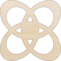 Design Wood Craft Shape - Laser Cut Baltic Birch Unfinished DIY Wood Art Supplies DSN84 - The Wood Shape Store