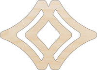 Design Wood Craft Shape - Laser Cut Baltic Birch Unfinished DIY Wood Art Supplies DSN85 - The Wood Shape Store