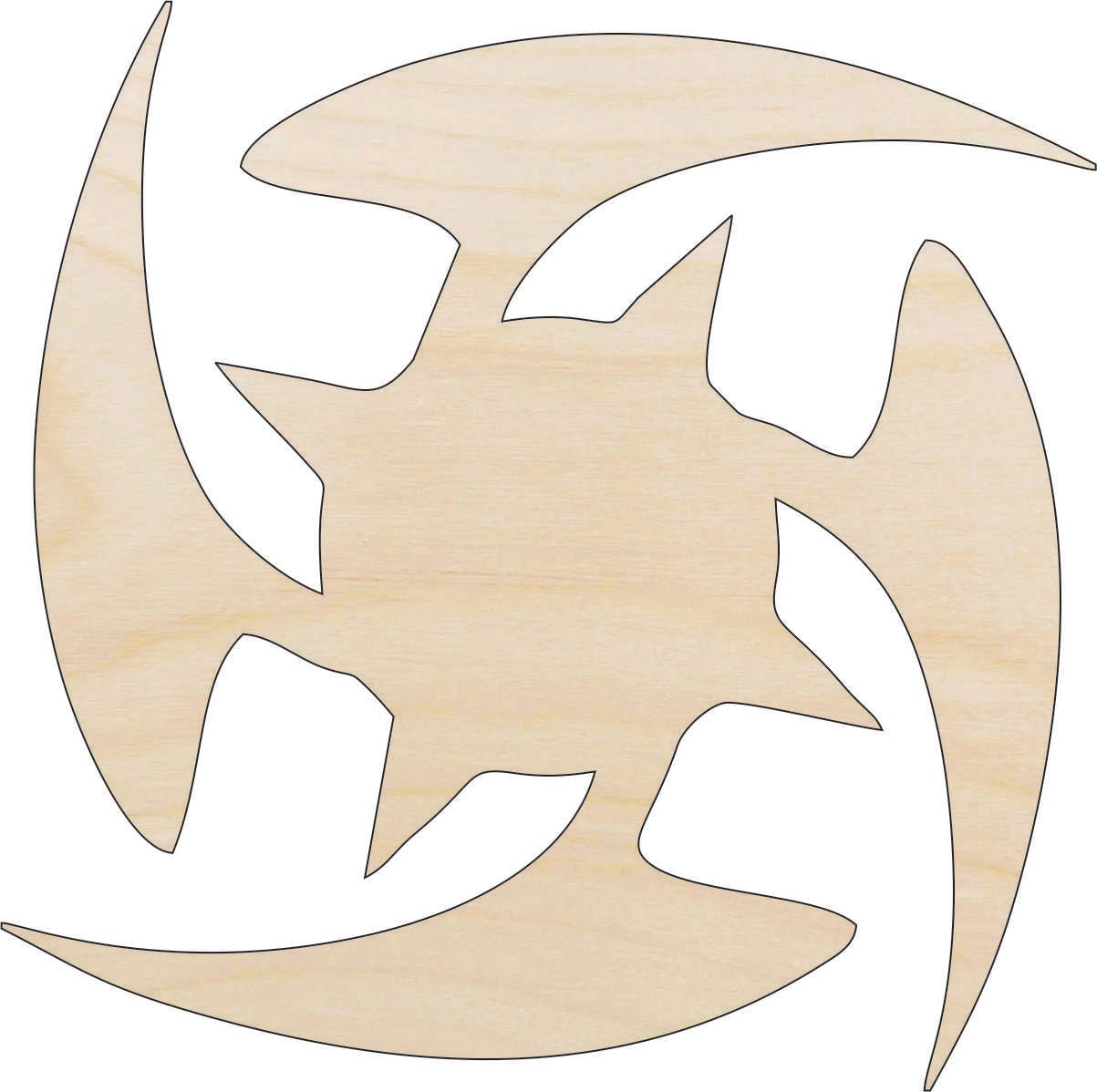 Design Wood Craft Shape - Laser Cut Baltic Birch Unfinished DIY Wood Art Supplies DSN96 - The Wood Shape Store