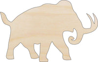 Mammoth Wood Craft Shape - Laser Cut Baltic Birch Unfinished DIY Wood Art Supplies ELE14 - The Wood Shape Store