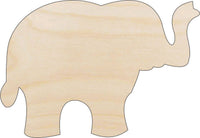 Elephant Wood Craft Shape Laser Cut Baltic Birch Unfinished DIY Wood Art Supplies ELE31 - The Wood Shape Store