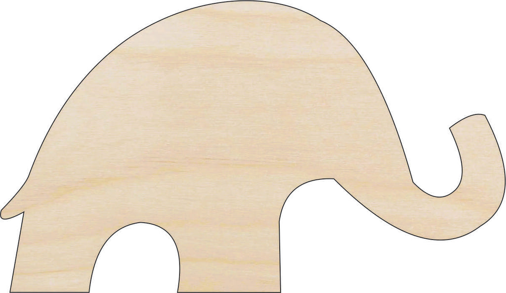 Elephant - Laser Cut Out Unfinished Wood Craft Shape ELE39