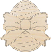Easter Egg Wood Craft Shape - Laser Cut Baltic Birch Unfinished DIY Wood Art Supplies ESR28 - The Wood Shape Store