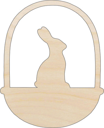Bunny - Laser Cut Out Unfinished Wood Craft Shape BNY49 Bunny - Laser Cut Out Unfinished Wood Craft Shape BNY49