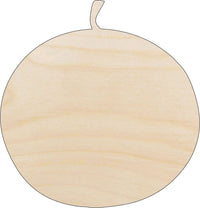 Pumpkin Wood Craft Shape - Laser Cut Baltic Birch Unfinished DIY Wood Art Supplies FAL117 - The Wood Shape Store