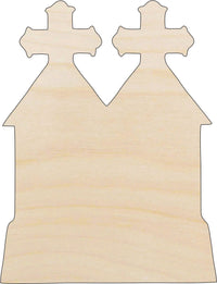 Tombstone Wood Craft Shape - Laser Cut Baltic Birch Unfinished DIY Wood Art Supplies FAL121 - The Wood Shape Store