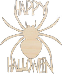 Spider Wood Craft Shape - Laser Cut Baltic Birch Unfinished DIY Wood Art Supplies FAL135 - The Wood Shape Store