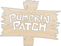 Pumpkin Wood Craft Shape - Laser Cut Baltic Birch Unfinished DIY Wood Art Supplies FAL144 - The Wood Shape Store