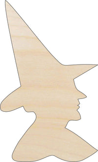 Witch Wood Craft Shape - Laser Cut Baltic Birch Unfinished DIY Wood Art Supplies FAL146 - The Wood Shape Store