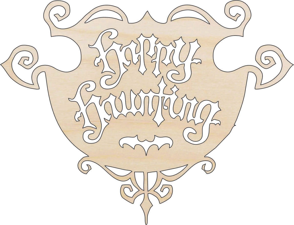 Halloween Wood Craft Shape - Laser Cut Baltic Birch Unfinished DIY Wood Art Supplies FAL14 - The Wood Shape Store