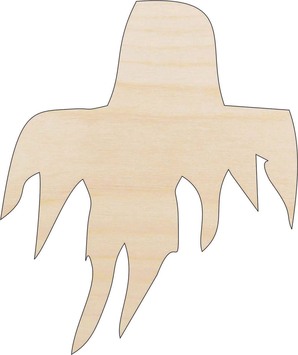Ghost Wood Craft Shape - Laser Cut Baltic Birch Unfinished DIY Wood Art Supplies FAL165 - The Wood Shape Store