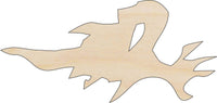 Ghost Wood Craft Shape - Laser Cut Baltic Birch Unfinished DIY Wood Art Supplies FAL166 - The Wood Shape Store