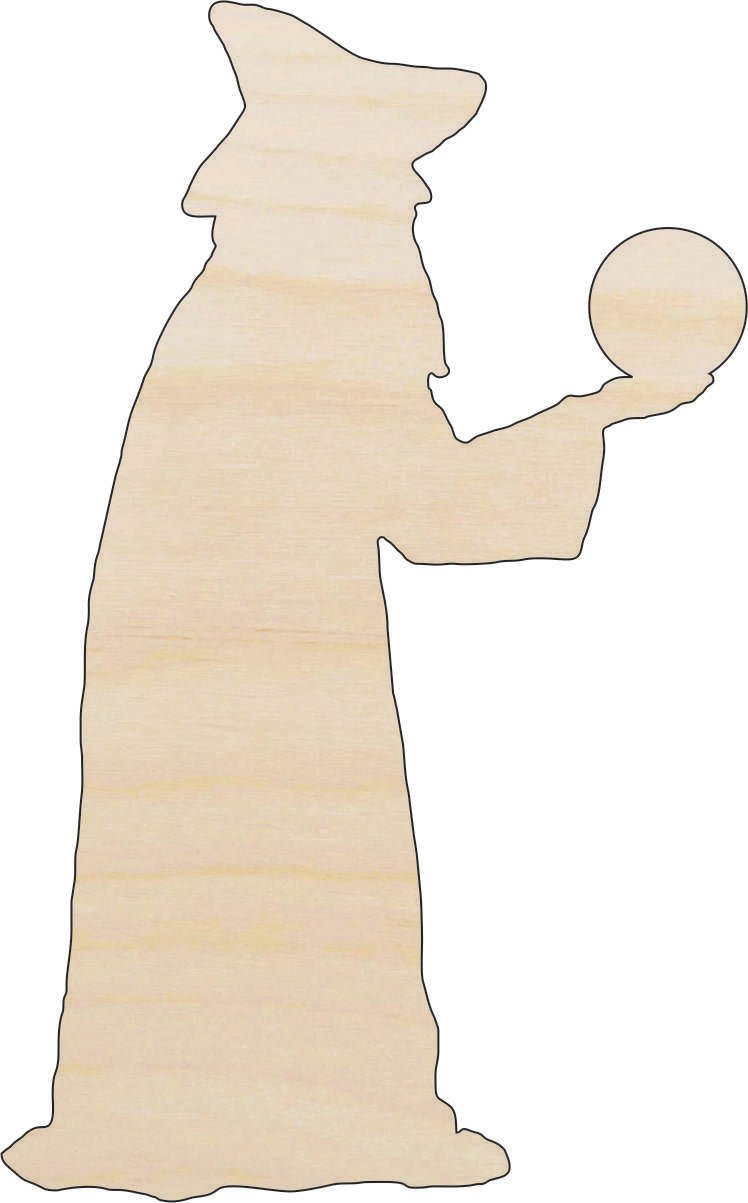 Witch Wood Craft Shape – Laser Cut Baltic Birch Unfinished DIY Wood Art Supplies FAL183 - The Wood Shape Store