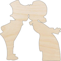 Pilgrims Wood Craft Shape - Laser Cut Baltic Birch Unfinished DIY Wood Art Supplies FAL187 - The Wood Shape Store