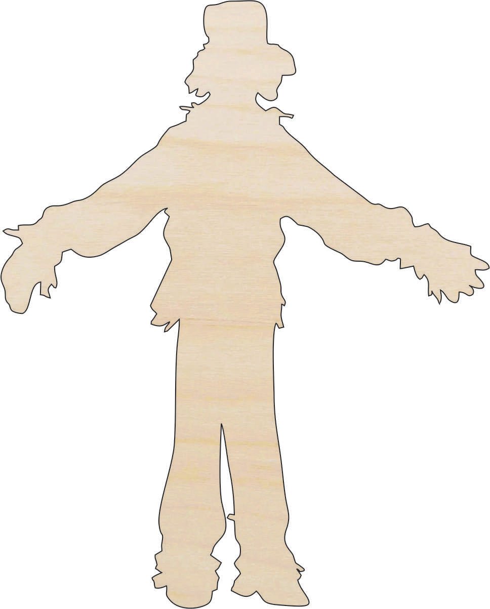 Scarecrow Wood Craft Shape - Laser Cut Baltic Birch Unfinished DIY Wood Art Supplies FAL188 - The Wood Shape Store