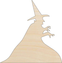 Witch Wood Craft Shape - Laser Cut Baltic Birch Unfinished DIY Wood Art Supplies FAL191 - The Wood Shape Store