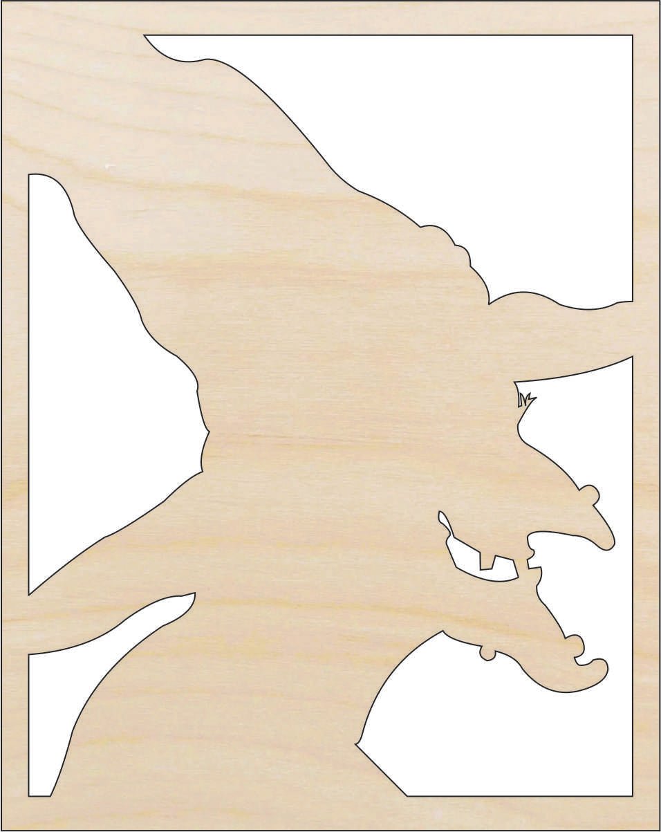 Witch Wood Craft Shape - Laser Cut Baltic Birch Unfinished DIY Wood Art Supplies FAL193 - The Wood Shape Store