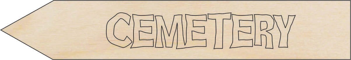 Halloween Wood Craft Shape - Laser Cut Baltic Birch Unfinished DIY Wood Art Supplies FAL194 - The Wood Shape Store