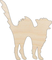 Cat Wood Craft Shape - Laser Cut Baltic Birch Unfinished DIY Wood Art Supplies FAL1 - The Wood Shape Store