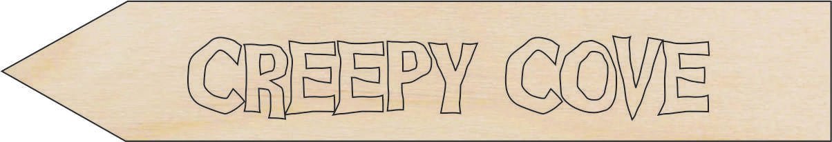 Halloween Wood Craft Shape - Laser Cut Baltic Birch Unfinished DIY Wood Art Supplies FAL201 - The Wood Shape Store
