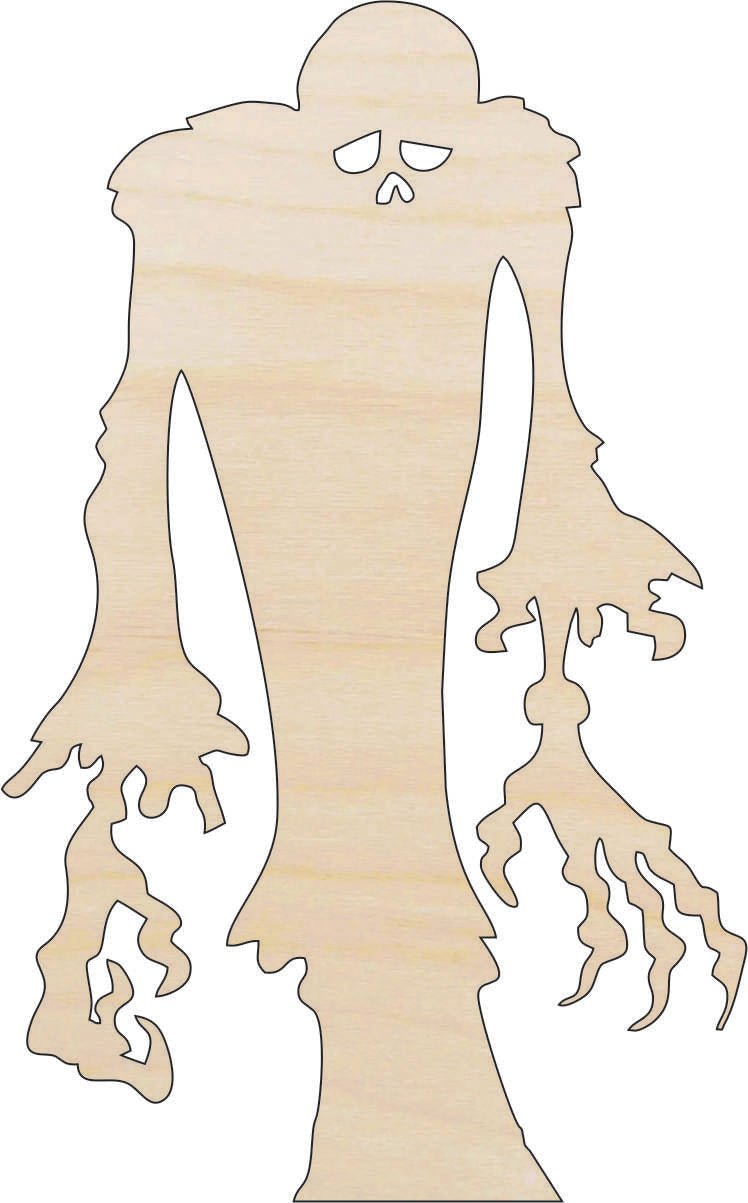 Zombie Wood Craft Shape - Laser Cut Baltic Birch Unfinished DIY Wood Art Supplies FAL204 - The Wood Shape Store