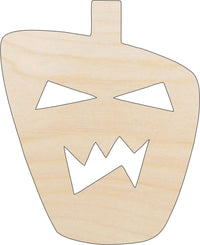 Pumpkin Wood Craft Shape – Laser Cut Baltic Birch Unfinished DIY Wood Art Supplies FAL21 - The Wood Shape Store