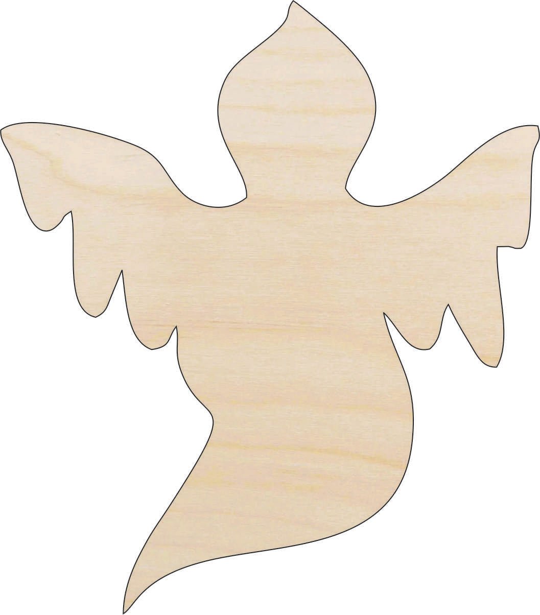 Ghost Wood Craft Shape - Laser Cut Baltic Birch Unfinished DIY Wood Art Supplies FAL223 - The Wood Shape Store