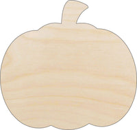 Pumpkin Wood Craft Shape - Laser Cut Baltic Birch Unfinished DIY Wood Art Supplies FAL224 - The Wood Shape Store