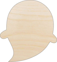 Ghost Wood Craft Shape - Laser Cut Baltic Birch Unfinished DIY Wood Art Supplies FAL226 - The Wood Shape Store