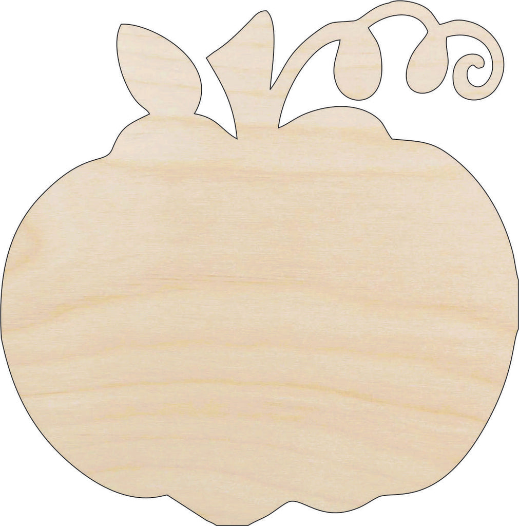 Pumpkin - Laser Cut Out Unfinished Wood Craft Shape FAL227