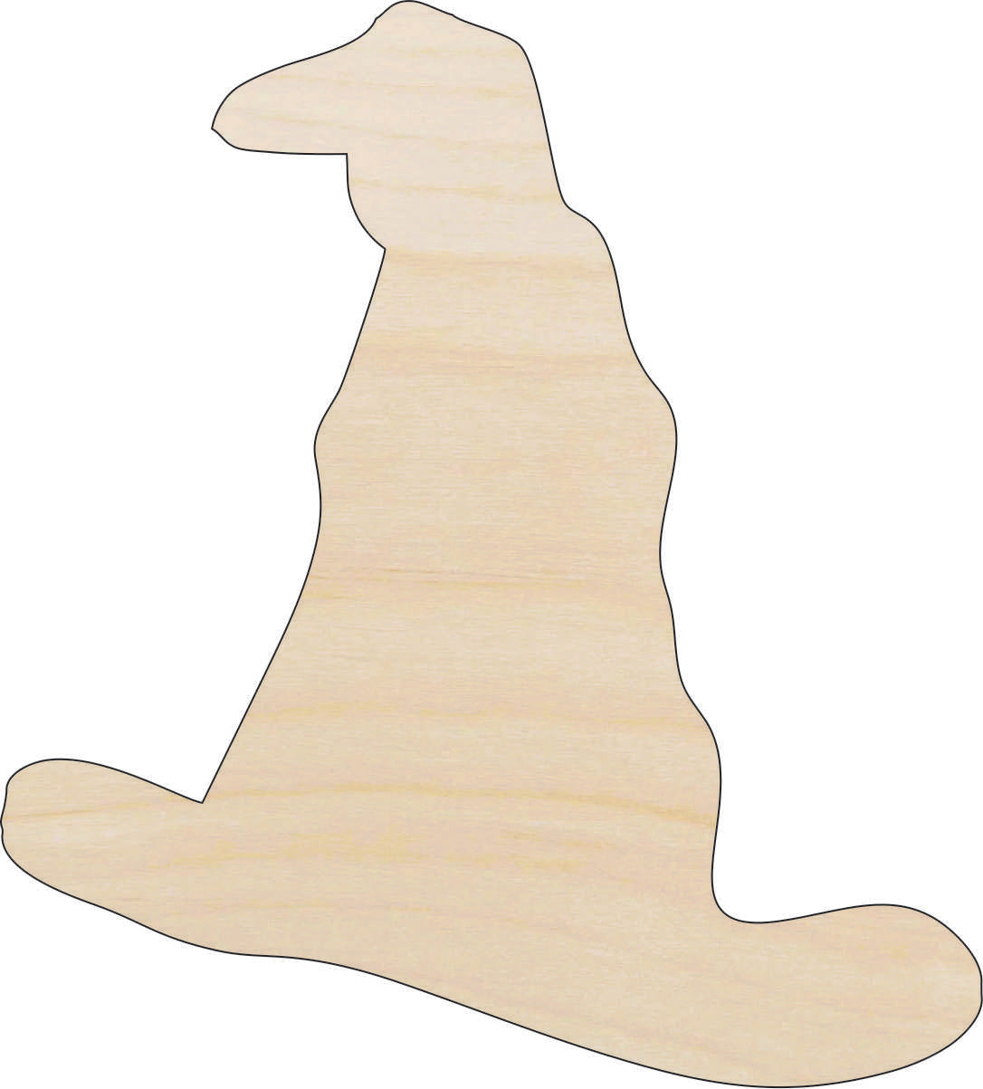 Hat Wizard - Laser Cut Out Unfinished Wood Craft Shape FAL231 Hat Wizard - Laser Cut Out Unfinished Wood Craft Shape FAL231