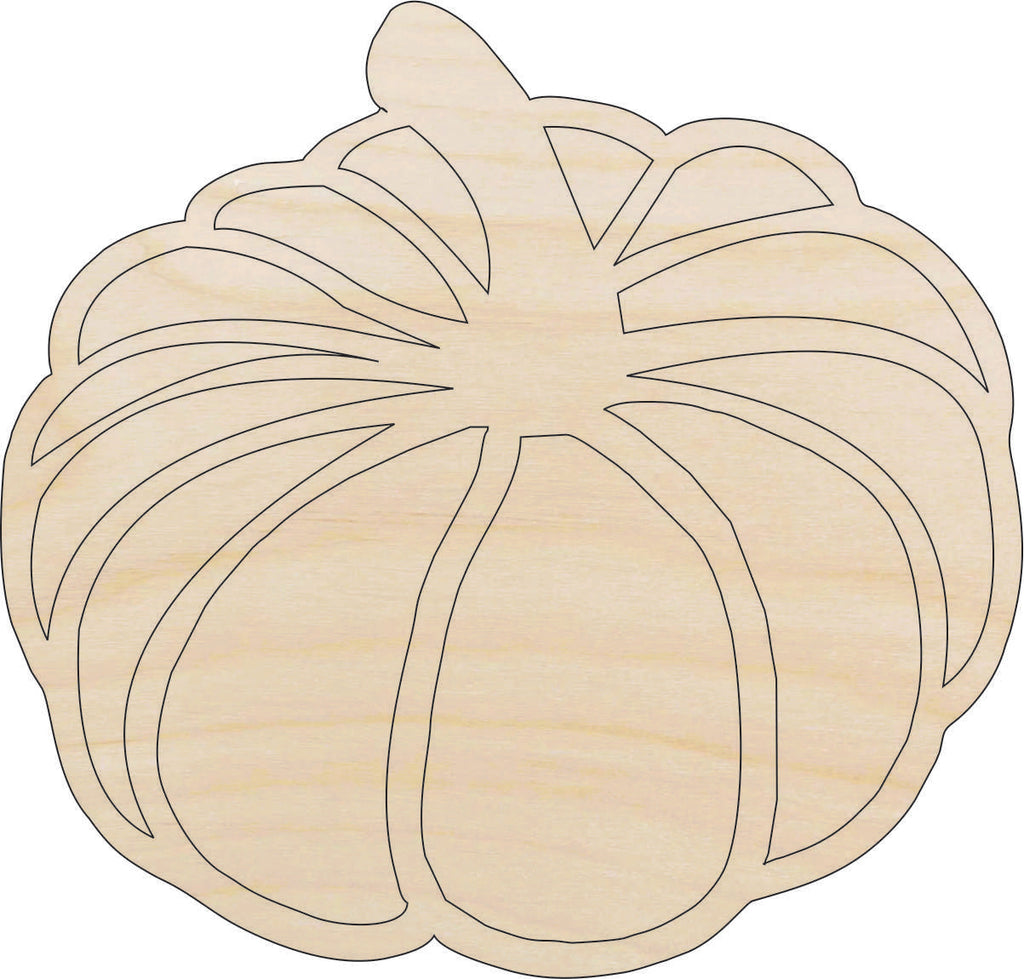 Pumpkin - Laser Cut Out Unfinished Wood Craft Shape FAL238