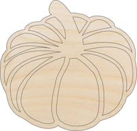Pumpkin Wood Craft Shape - Laser Cut Baltic Birch Unfinished DIY Wood Art Supplies FAL238 - The Wood Shape Store
