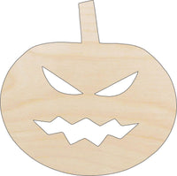 Pumpkin Wood Craft Shape – Laser Cut Baltic Birch Unfinished DIY Wood Art Supplies FAL23 - The Wood Shape Store